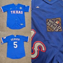 Corey Seager Texas Rangers World Series Jersey 