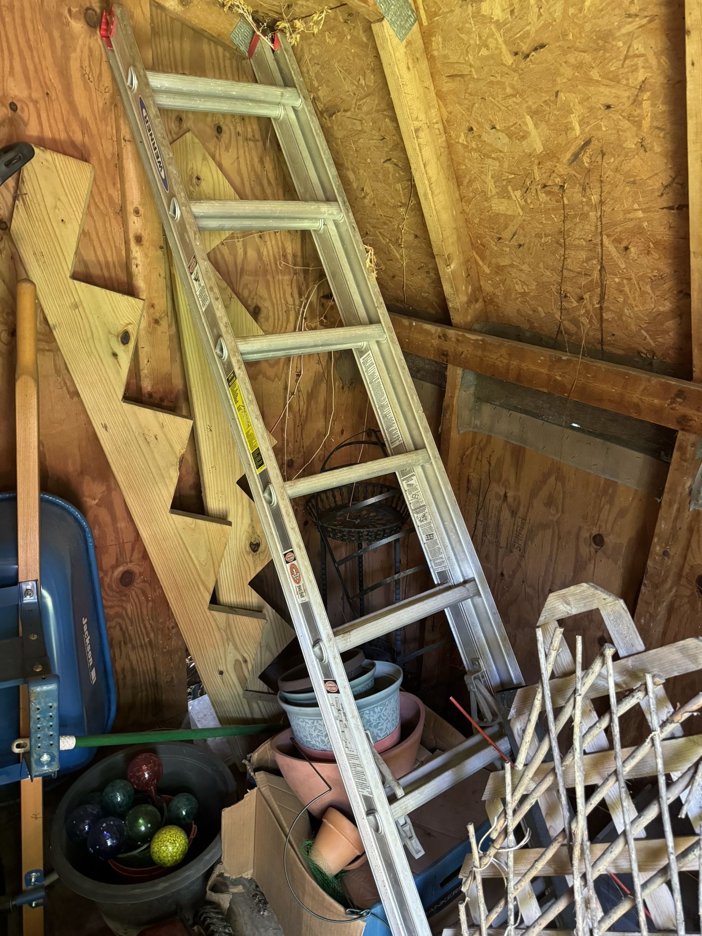 Werner 16 Foot Aluminum Extension Ladder