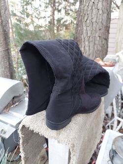 Black over the knee boots