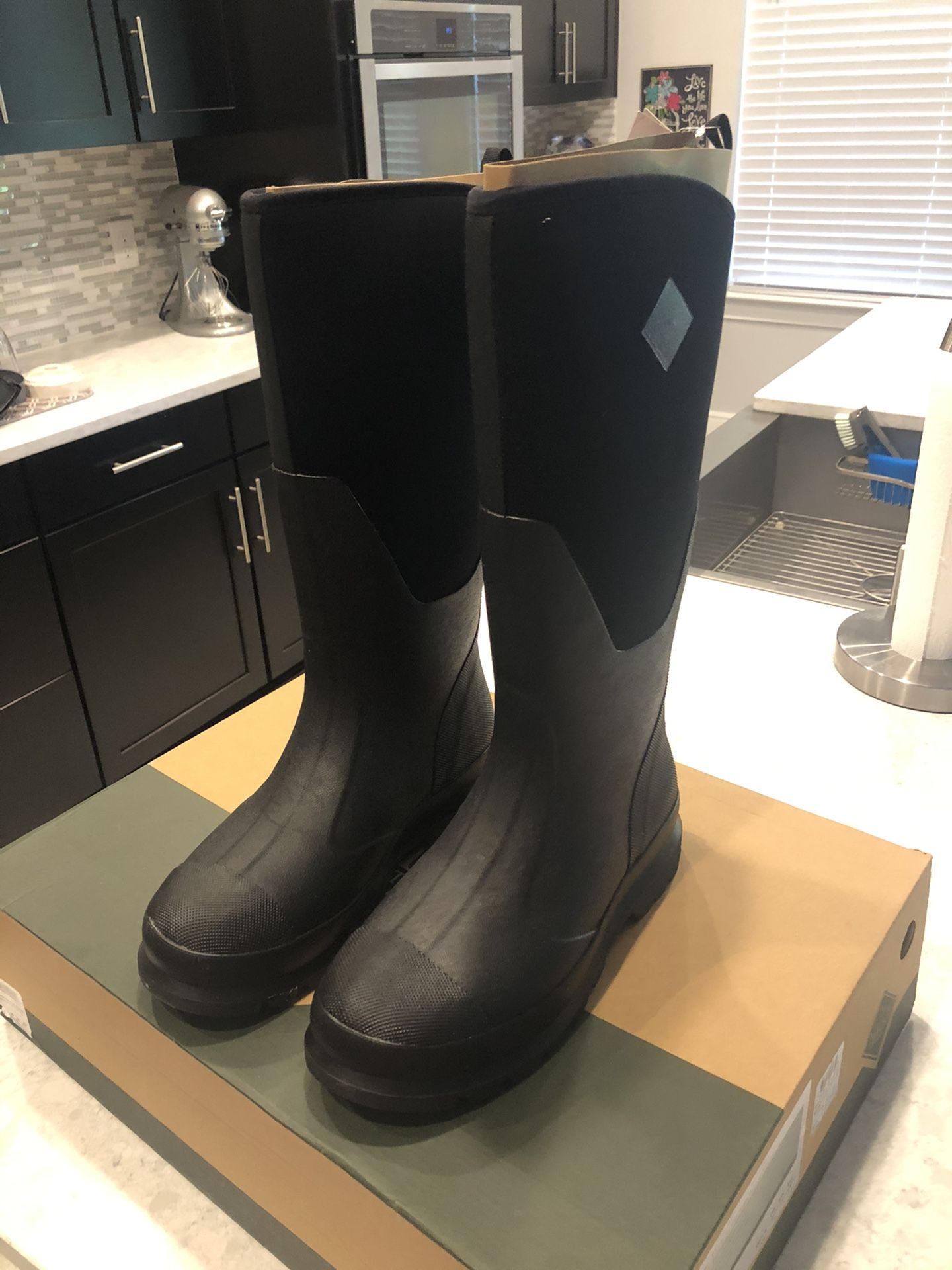 Muck boots, brand new in box. Women’s size 9