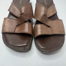 Naturalizer 'Wiser'Brown Leather Sandals Size 7M 