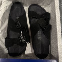 Birkenstock Arizona Black Suede Leather