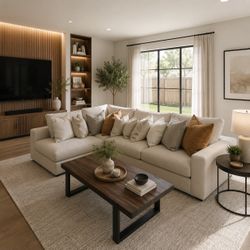 Great Condition Neutral Modular Sectional *FREE DELIVERY*