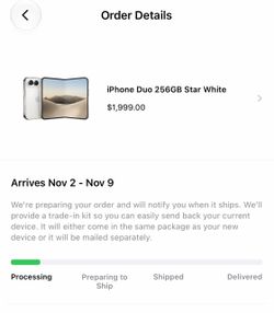 iphone duo available first week of november