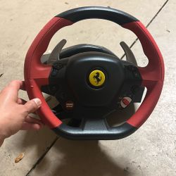 Ferrari Racing Wheel And Pedals