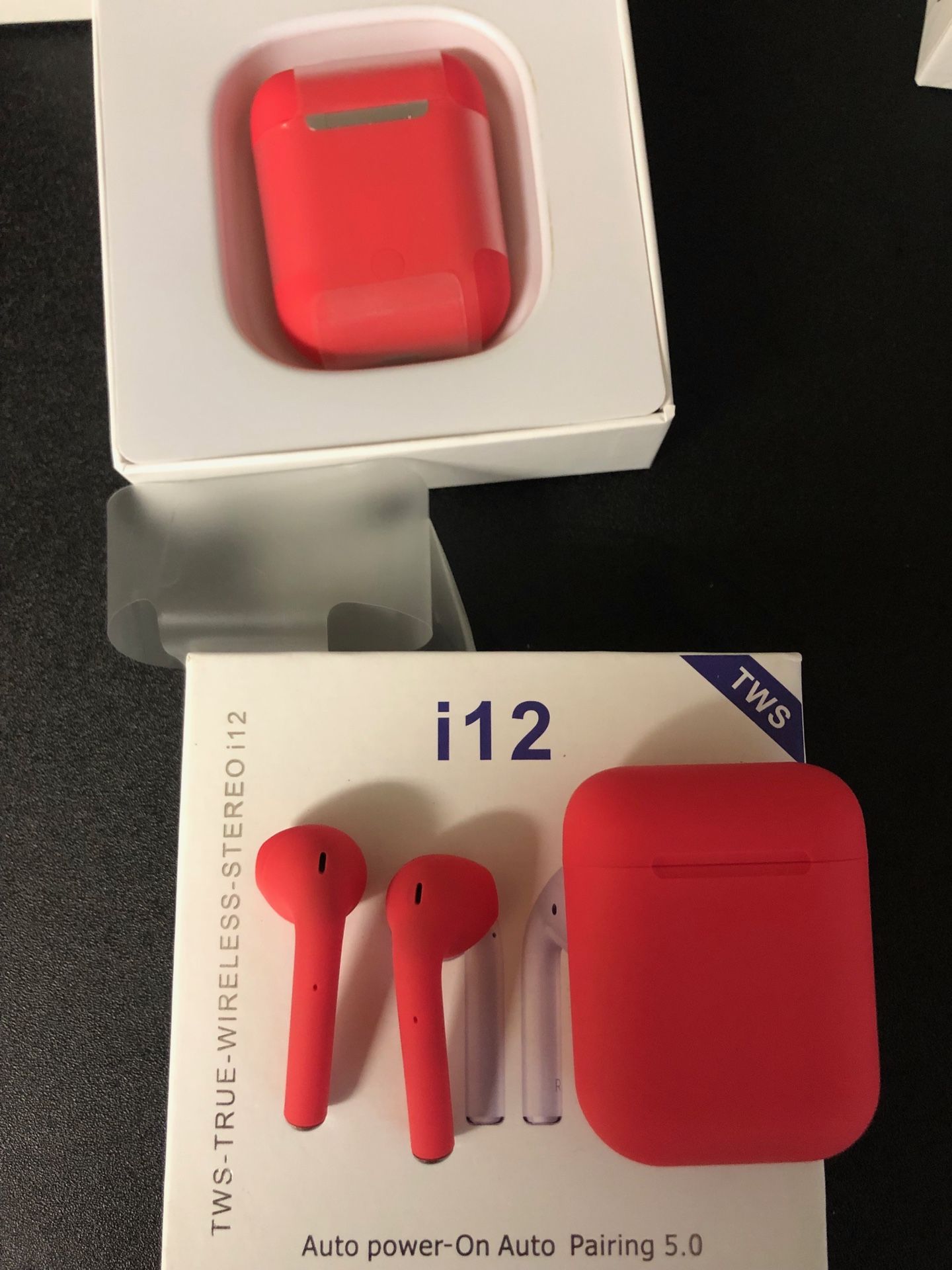 Red Bluetooth Wireless Headphones
