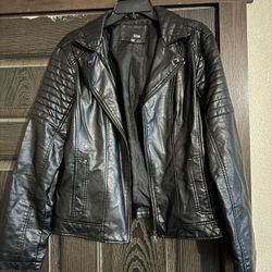 a.n.a Women’s Black Faux Leather Jacket 