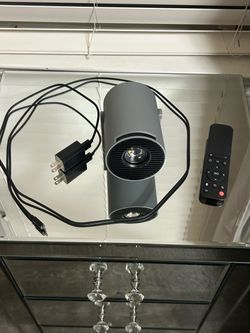 Portable Mini Projector with Remote and Power Adapter