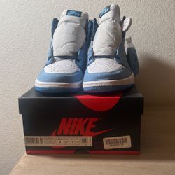 Jordan 1 High Retro University Blue Size 9 Mens