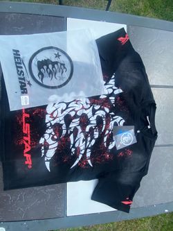 Red & Black Hellstar T shirt