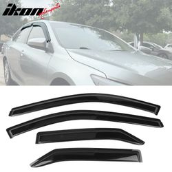 Fits 2015-2017 Toyota Camry Sedan Window Visors Acrylic Sun Rain Deflector 4Pc Set