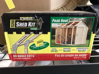 New in Box Hopkins Peak Roof Shed Kit