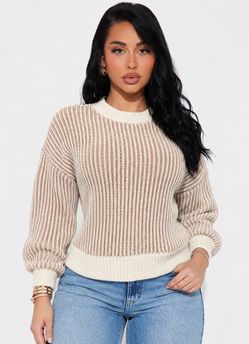 Beige sweater (small-X-Large)
