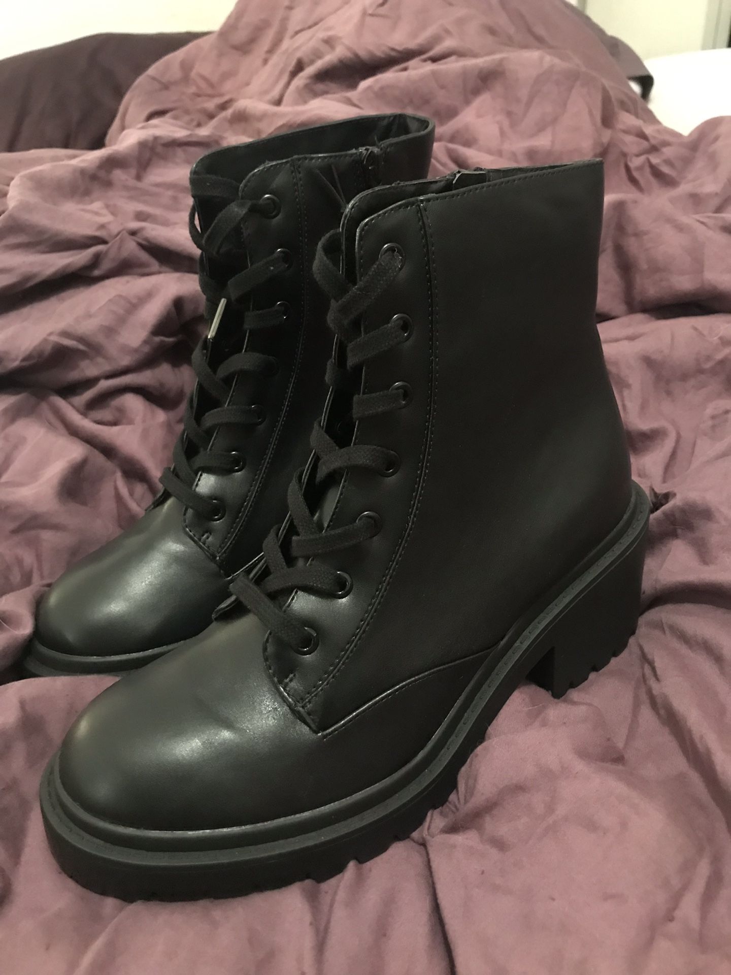 Women’s Black Combat boots