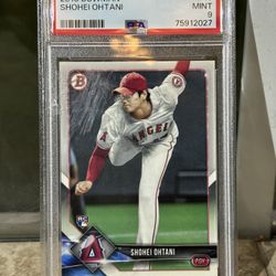 Shohei Ohtani Rookie PSA 9