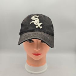 Outdoor Cap Chicago White Sox MLB Black Adjustable Baseball Hat S/M. 10