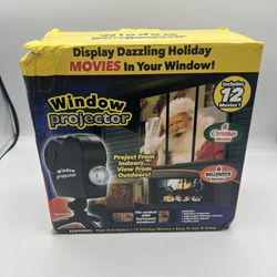 Star Shower Window Wonderland Projector System Christmas Halloween UNTESTED
