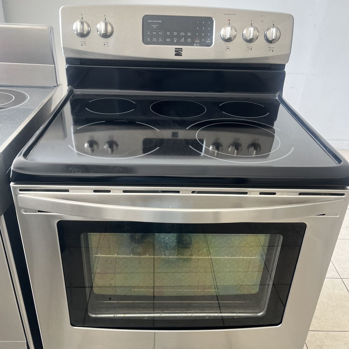 Stove Kenmore Stainless Steel 