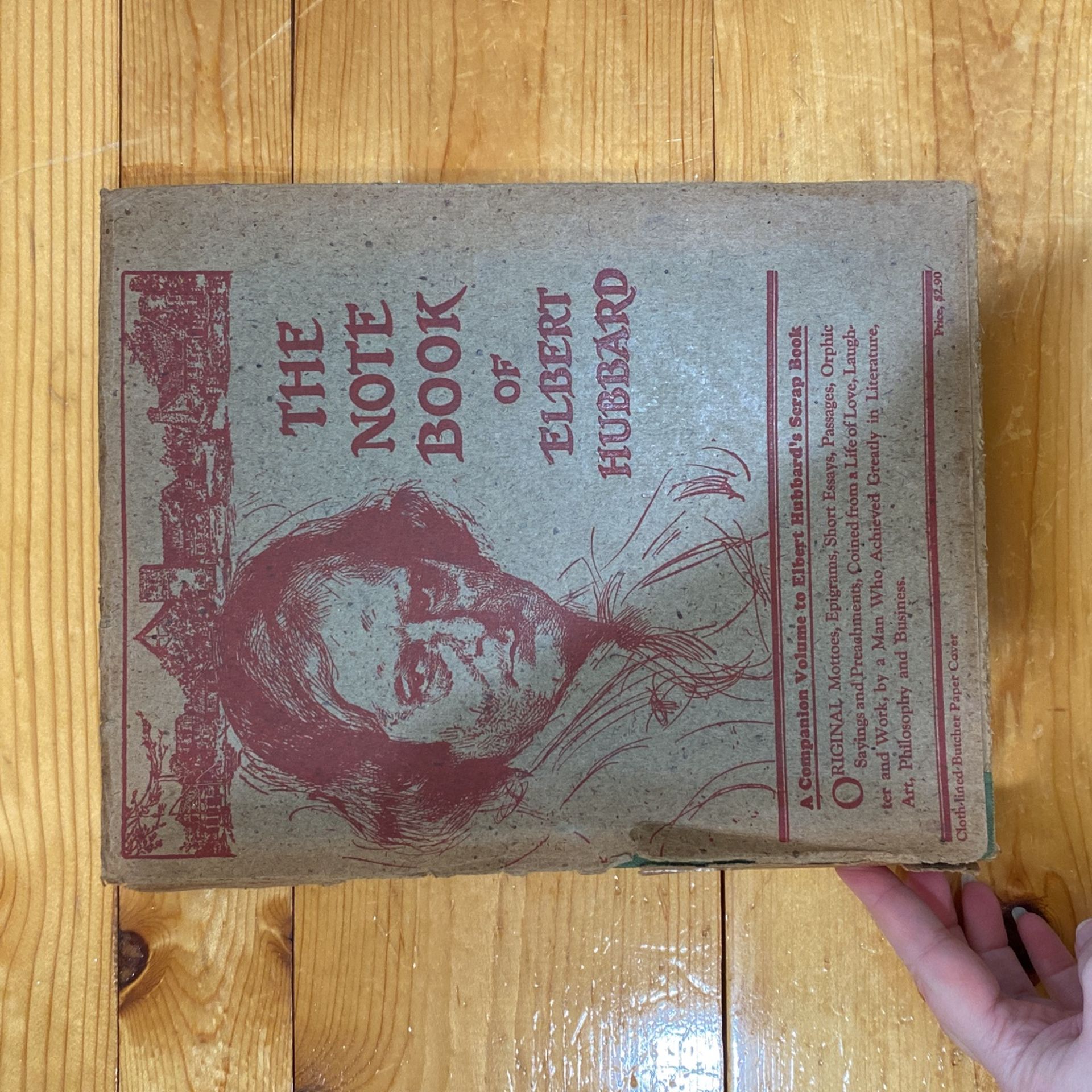The Notebook Of Elbert Hubbard 1927 Copy Near Pristine Condition
