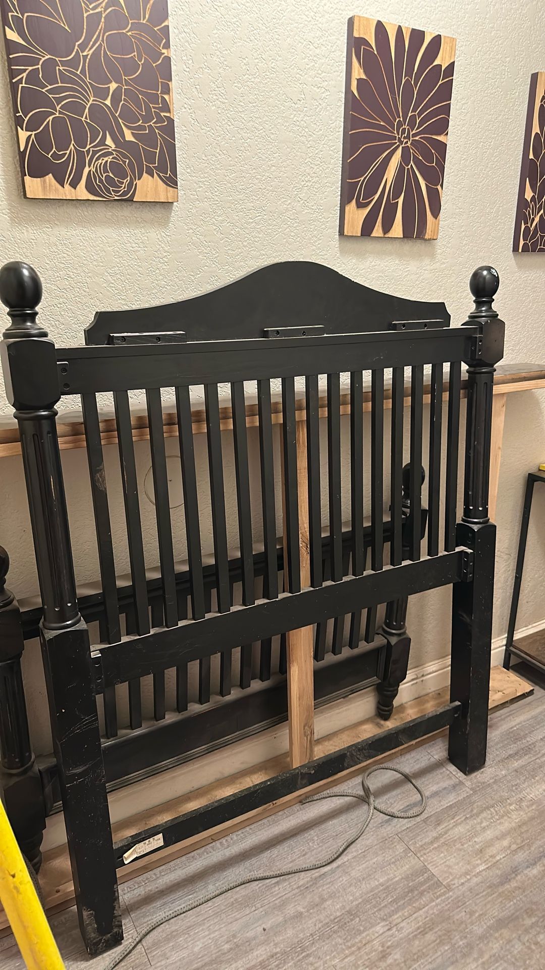 Black Twin Bed Frame