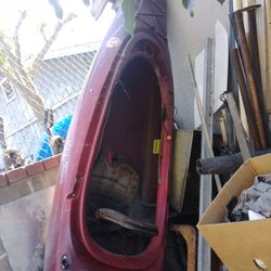 Oldtown Fishing Kayak....Two Pole Holders...With An Anchor,Paddle An Vest 