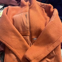 Figs Sherpa Jacket - Terracotta 