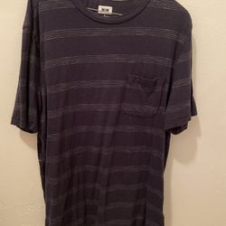 Joseph Abboud Dark Blue Striped Tee