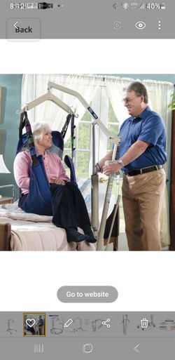 Full Body Patient Transfer Lifter for Home  and Facilities Use, **ABLO ESPAÑOL **