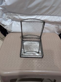 Glass Abstract Jewelry Box
