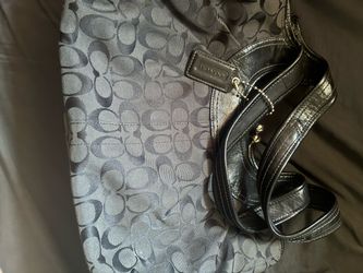 Coach Signature Tote Bag Black