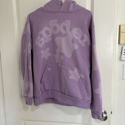 SP5DER PINK HOODIE SMALL