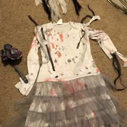 Evil cheer leader size L 12/14 girls costume