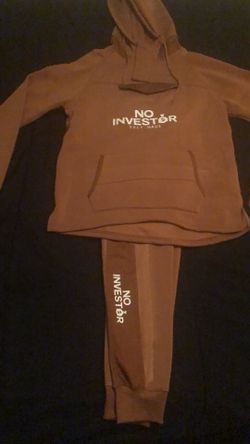 “ No Investor “ Jump Suit (TAN or BLK)