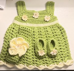 Crochet Baby Dress (Newborn)