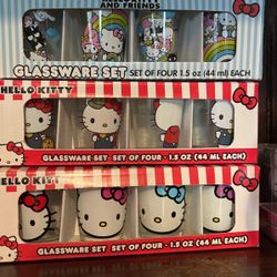 Hello Kitty and friends glass were set