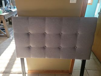 Charcoal Gray Twin Headboaed