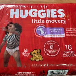 Huggies Diapers -Little Movers Size6