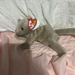 TY Beanie Baby, Silverish And Copper 