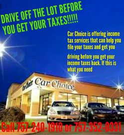 Call Vee at Car choice {contact info removed}