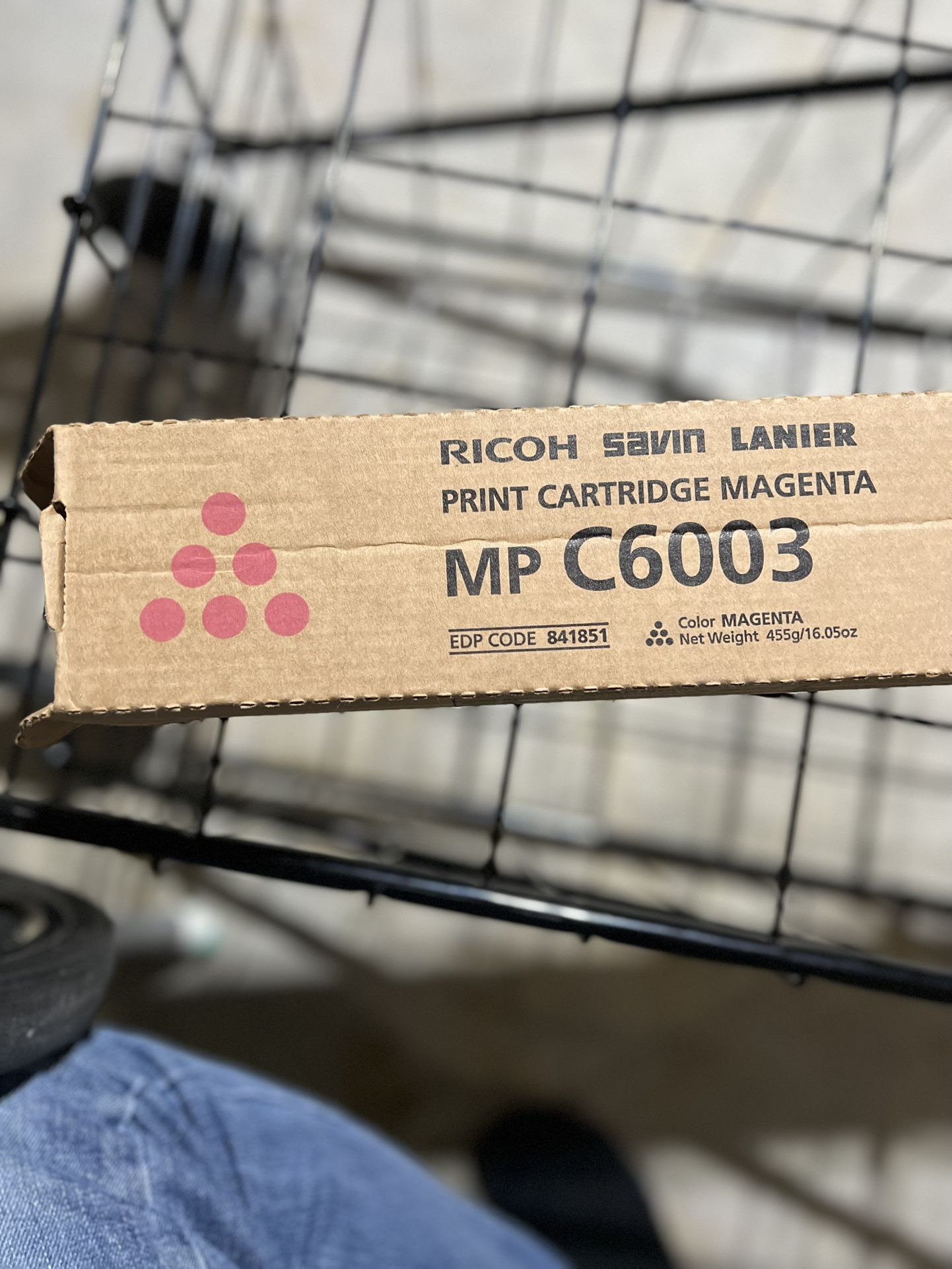 Ricoh Print Cartridge Magenta MP C6003 EDP Code 841849