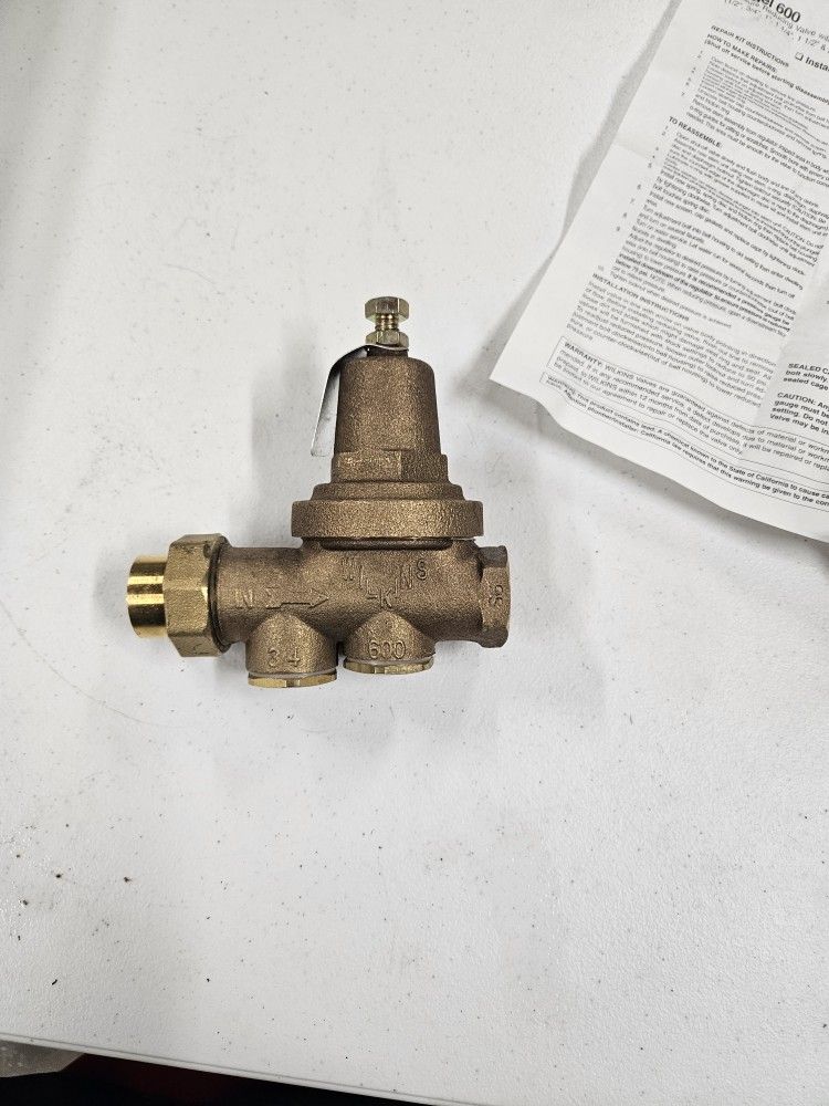 Water Pressure Reducer Valve