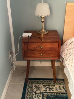 Solid Wood Nightstand