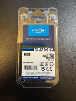 Crucial 16GB CT16G4SFD824A DDR4-2400 SODIMM