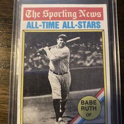 1976 Topps Sporting News Babe Ruth #345 Sports Card