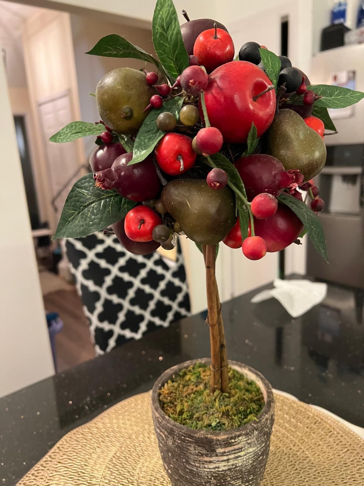 Artificial Fruit Topiary Tree