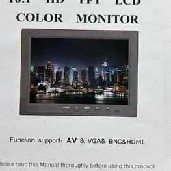 10.1 HD LCD color Monitor 