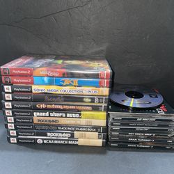PlayStation PS1 PS2 Video Game Lot