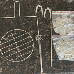 Iconites 20 Quart Air Fryer 10-in-1 Toaster Oven AO1202K with Rotisserie Black Airfryer