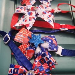 Lazos Para Mascotas Del 4 De Julio En Paquetes De 10 Y 12