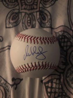 Mark Gubicza Angels/ Royals signed baseball